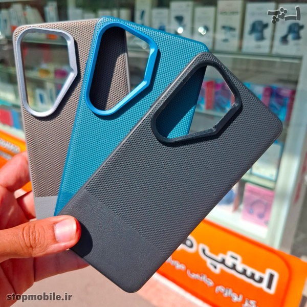 قاب گوشی سامسونگ S26 Ultra مدل چرمی شطرنجی Vegan Leather Case