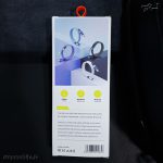 کابل شارژ JKX-B185 از نوع Type-C به Type-C طول 1 متر سفید LED دار 60 وات کنفی