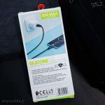 کابل شارژ سیلیکونی مدل BM-100 از نوع Micro USB طول 1 متر سفید