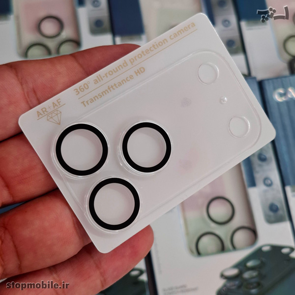 گلس دوربین آیفون 18 پرو - IPHONE 18 Pro از نوع شیشه ای فول ماژول 3D میتوبل