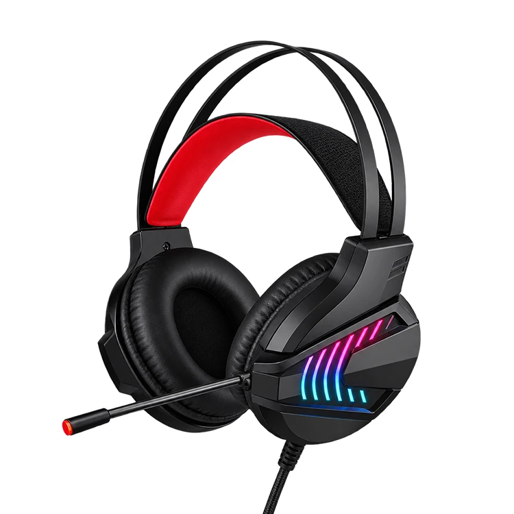 هدفون سیمی گیمینگ مدل GT8 با نور RGB