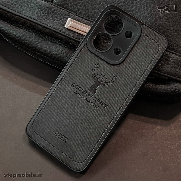 ​قاب ​گوشی شیائومی Redmi 15C 4G طرح چرم گوزنی Deer Leather